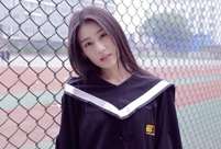 BFA goddess poses for graduation photos