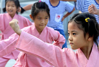 Traditional culture colors summer vacation