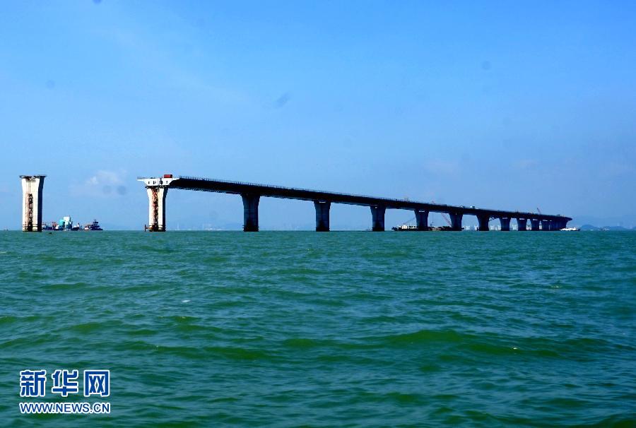 Construction of HK-Zhuhai-Macao Bridge enters final stage