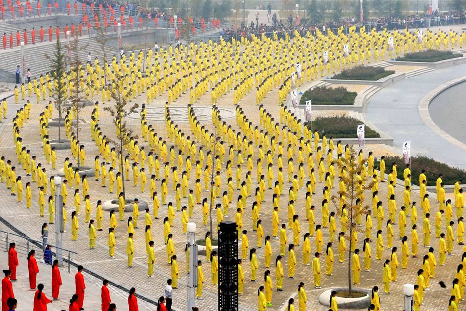 Millions of people all over the world practice Tai Chi for Guinness Record