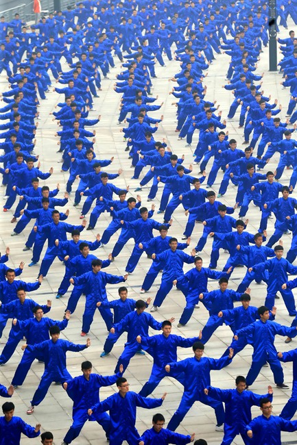Millions of people all over the world practice Tai Chi for Guinness Record