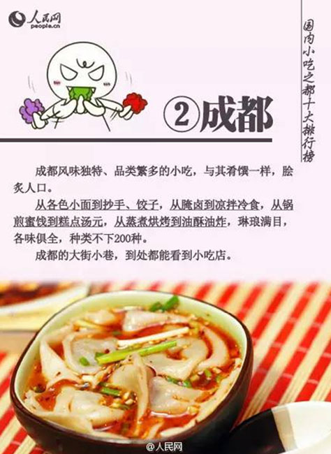 Top 10 heavens of Chinese snacks
