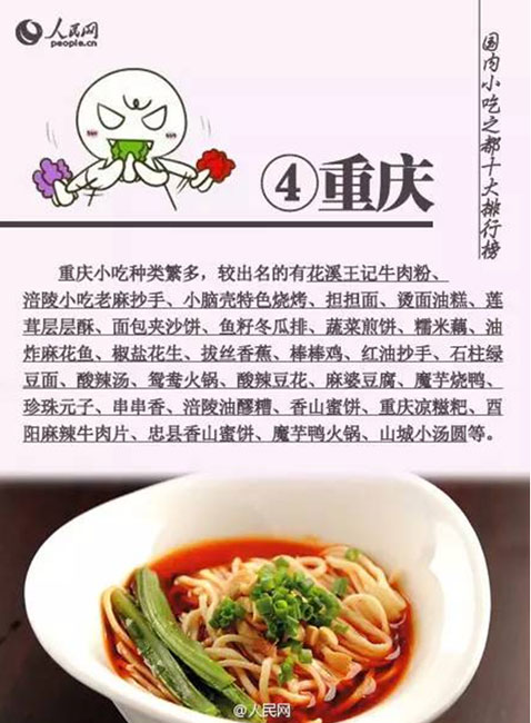 Top 10 heavens of Chinese snacks
