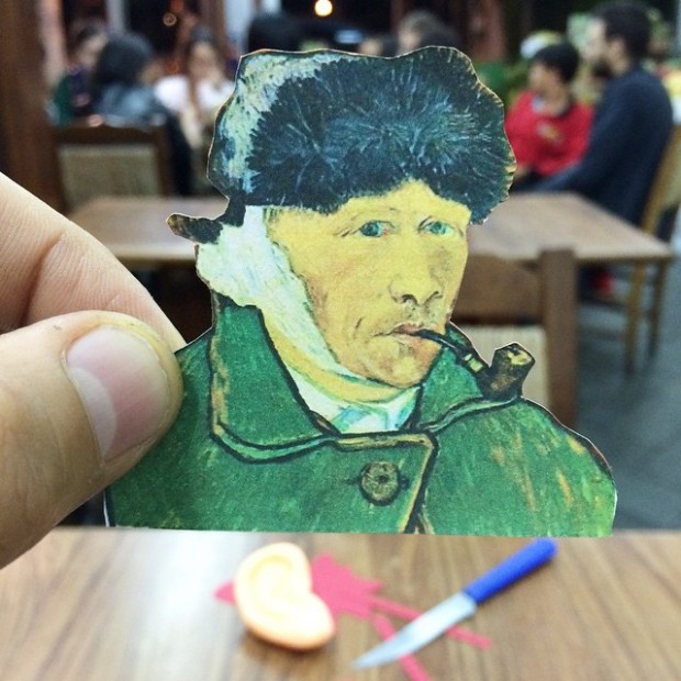 When master pieces meet modern life