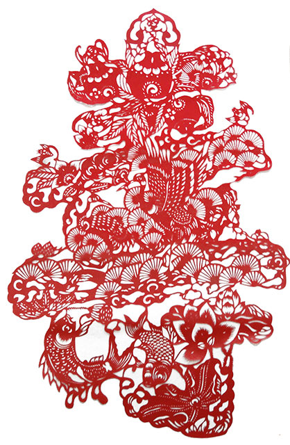 A girl's paper-cutting dream
