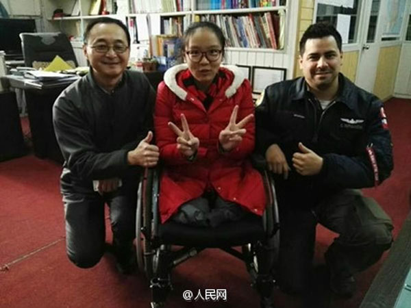 Amputee girl admitted to Canadian Royal Flight College
