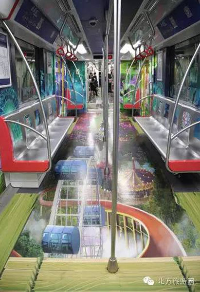 Have you ever taken these beautiful subways in China?
