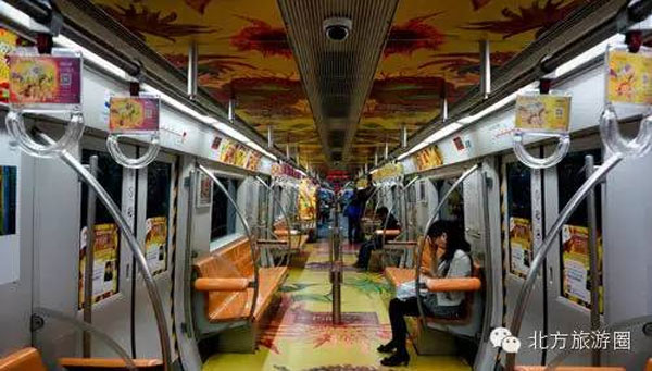 Have you ever taken these beautiful subways in China?
