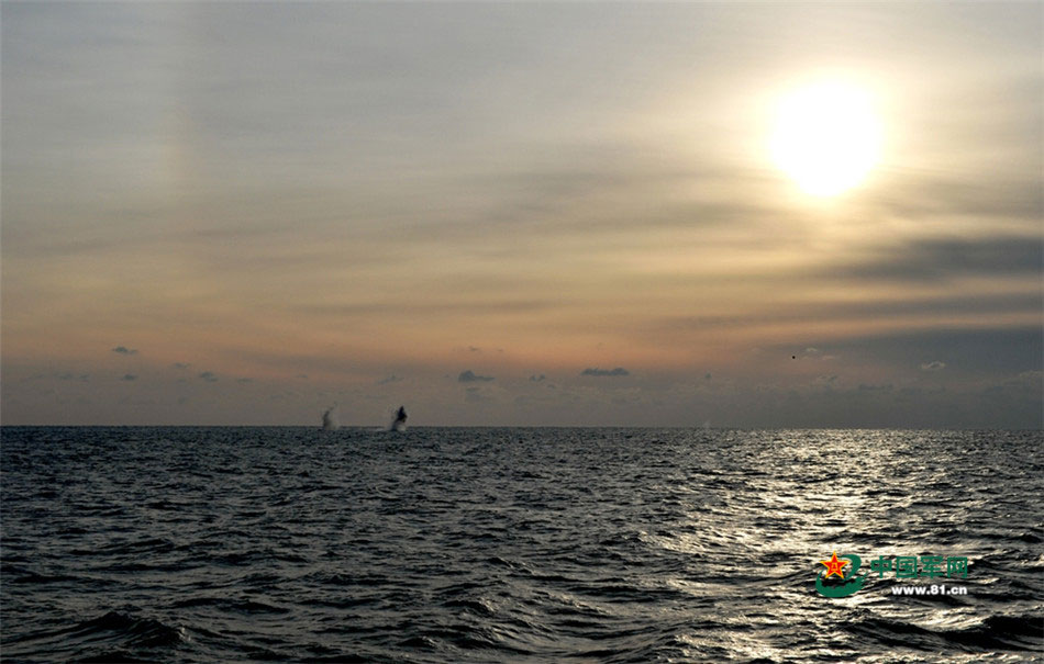 PLA Navy North Sea Fleet conducts training 
