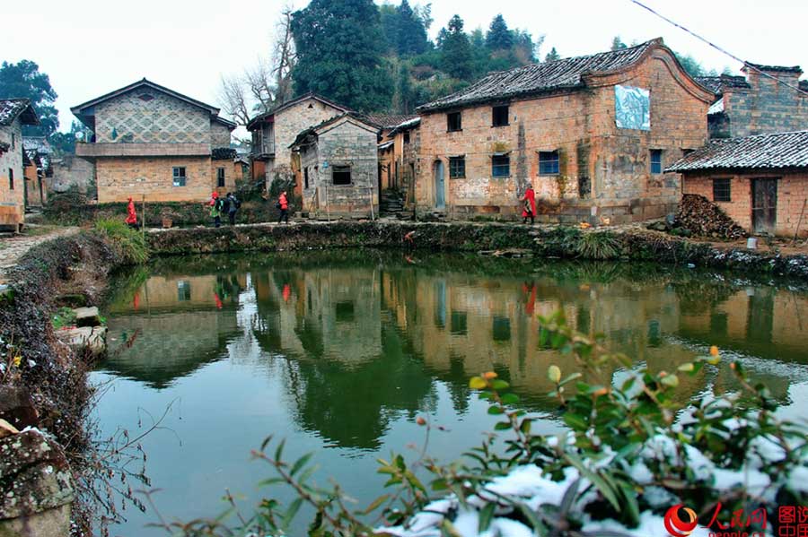 Scenery of Guzhu, thousand-year-old ancient village in E China
