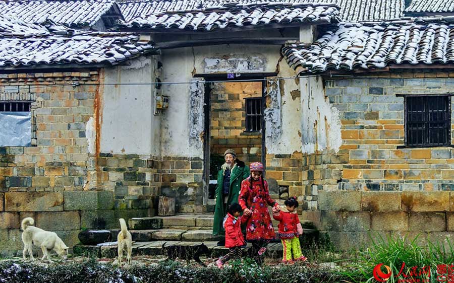 Scenery of Guzhu, thousand-year-old ancient village in E China
