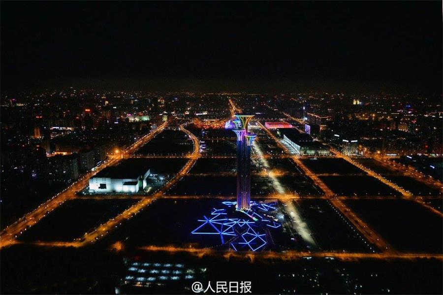 The mesmerizing night view of ??Beijing?