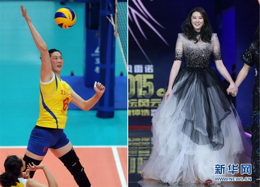 Iron lady or goddess? Sportswomen's fantastic dress show
