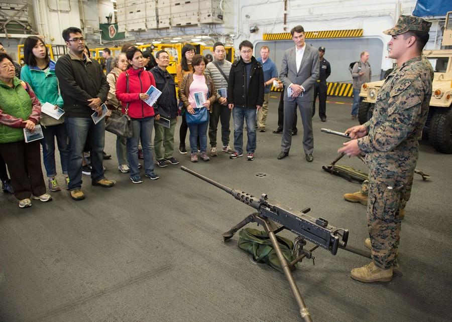 USS Boxer amphibious assault ship visits Hong Kong 