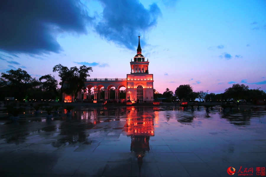 Beautiful scenery of Songhua River