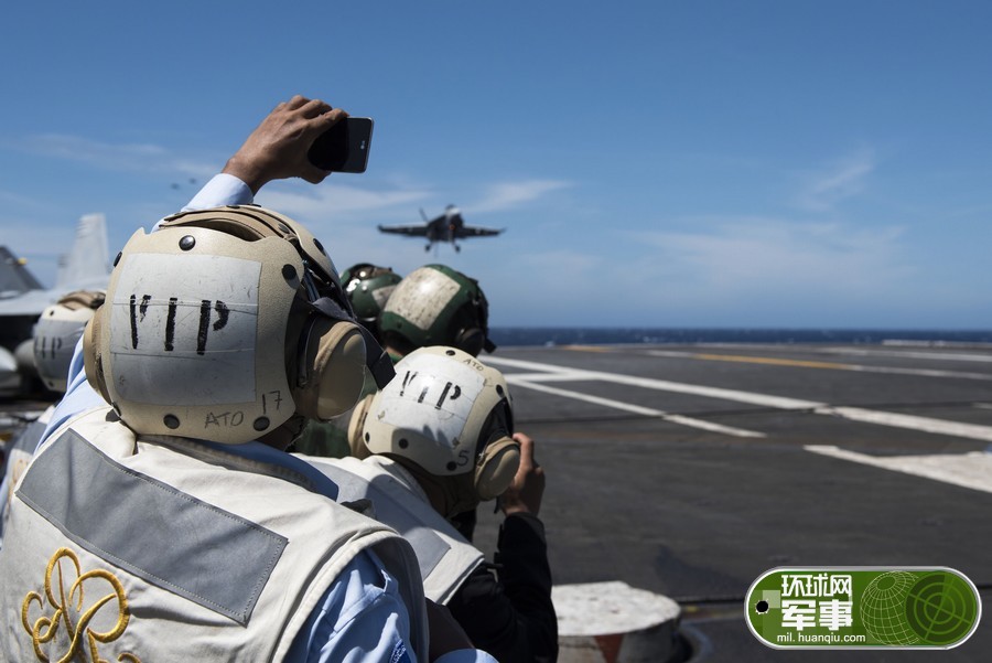 U.S. fighter jet flies over South China Sea