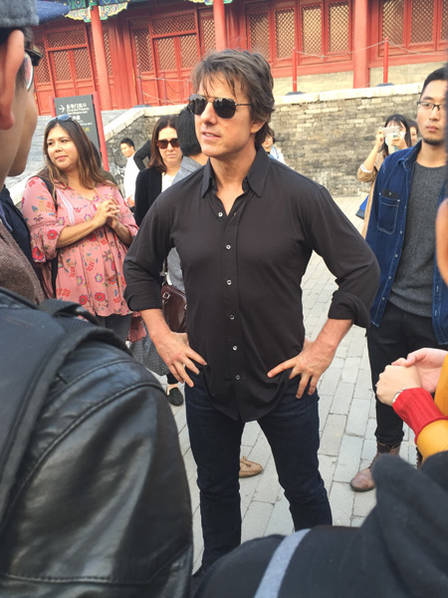 Tom Cruise in Palace Museum