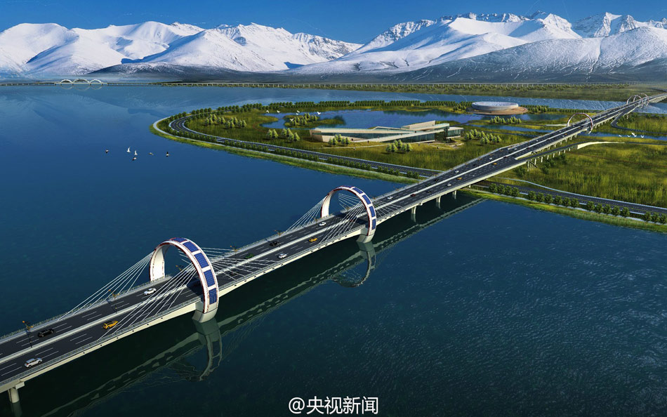 China building world's highest-altitude ring road in Tibet