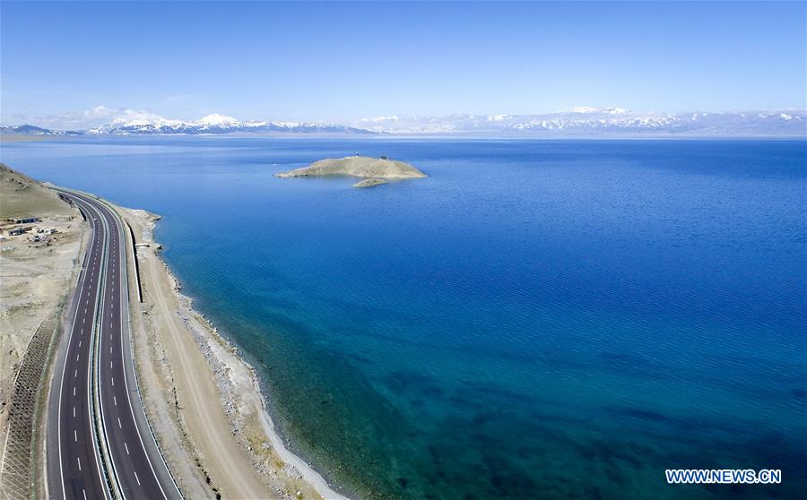 Amazing scenery of Sayram Lake in NW China's Xinjiang