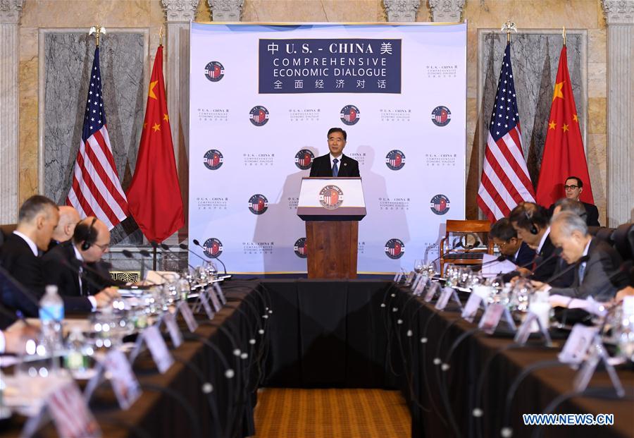 1st China-U.S. Comprehensive Economic Dialogue held in Washington