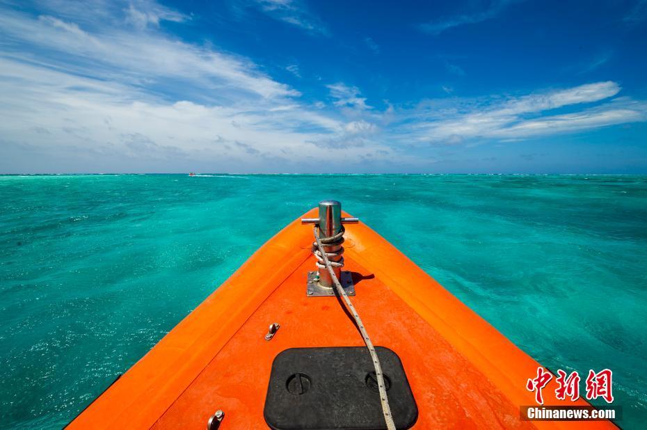 Beautiful scenery of Sansha city in South China Sea