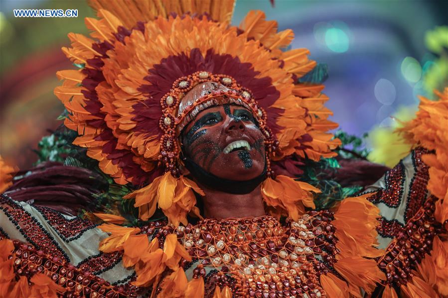 Carnival parade held in Sao Paulo, Brazil