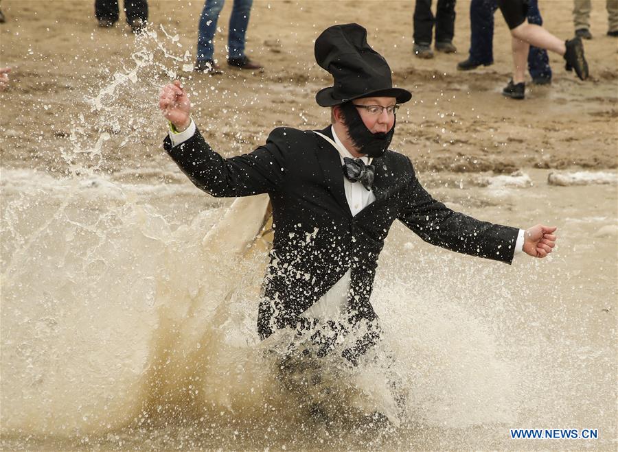 19th annual Chicago Polar Plunge held at North Avenue Beach