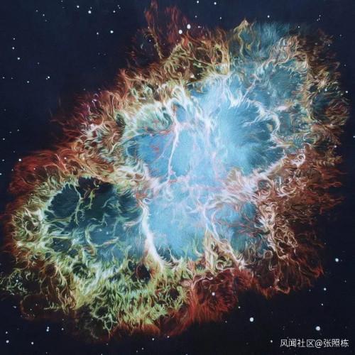 Chinese embroidery artist uses needle and thread to recreate universe