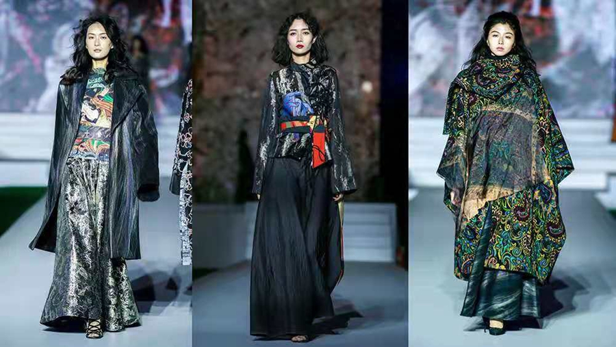 Dunhuang elements shine at int’l fashion week