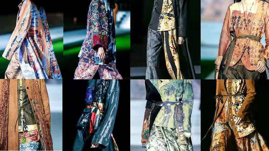 Dunhuang elements shine at int’l fashion week