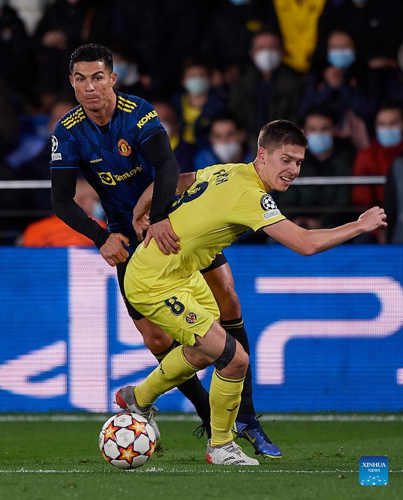 Cristiano Ronaldo seen at Group F match of UEFA Champions League