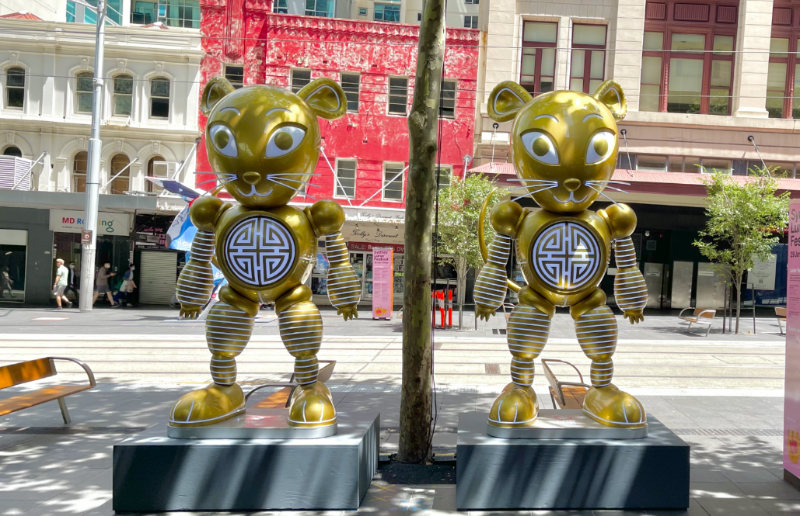 Sydney streets decorated with zodiac lanterns to celebrate Chinese New Year
