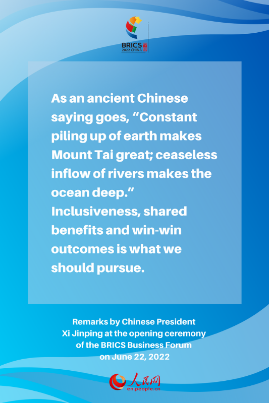 Infographics: Xi offers answers to questions of the times at BRICS forum