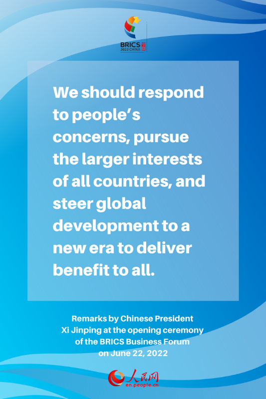 Infographics: Xi offers answers to questions of the times at BRICS forum