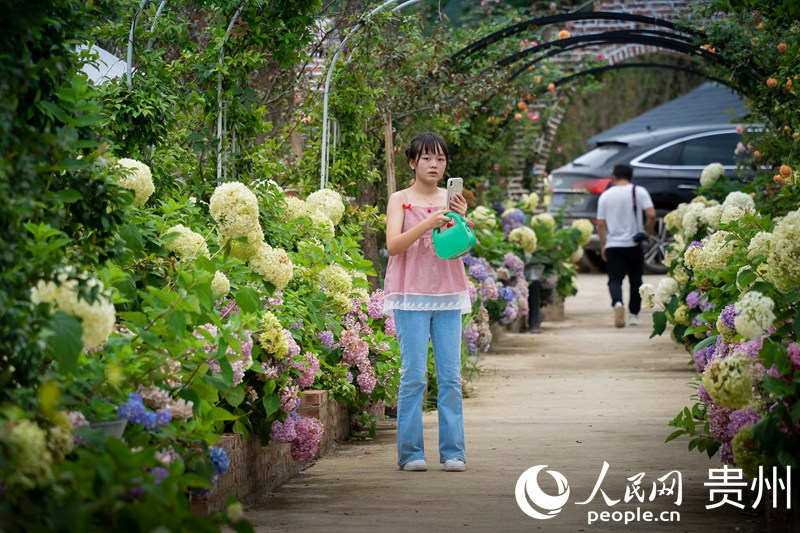View of picturesque village in SW China’s Guizhou