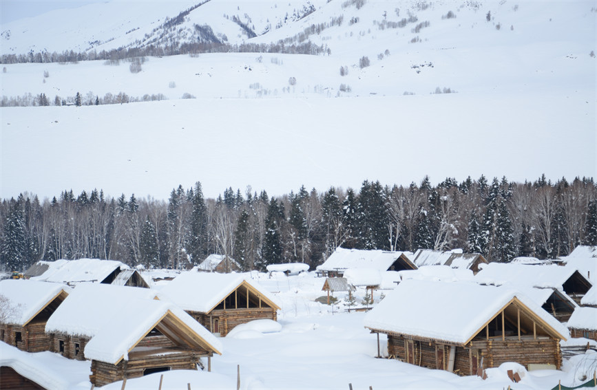 Picturesque scenery of Kanas scenic area in Altay, NW China's Xinjiang