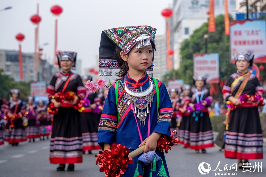 Traditional Sanyuesan Festival kicks off in SW China's Guizhou