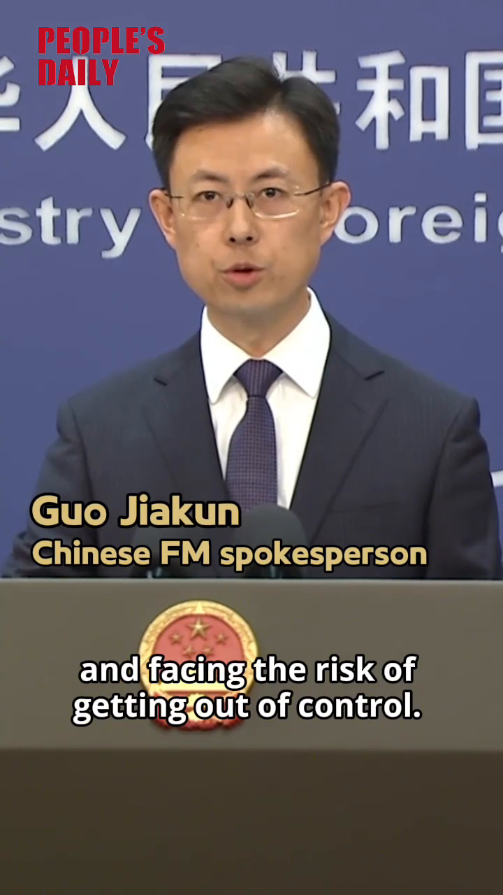 China opposes potential US strike on Iran, urges restraint