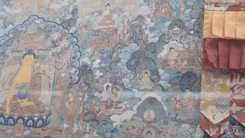 The glamor of Thangka captivates Russian journalists