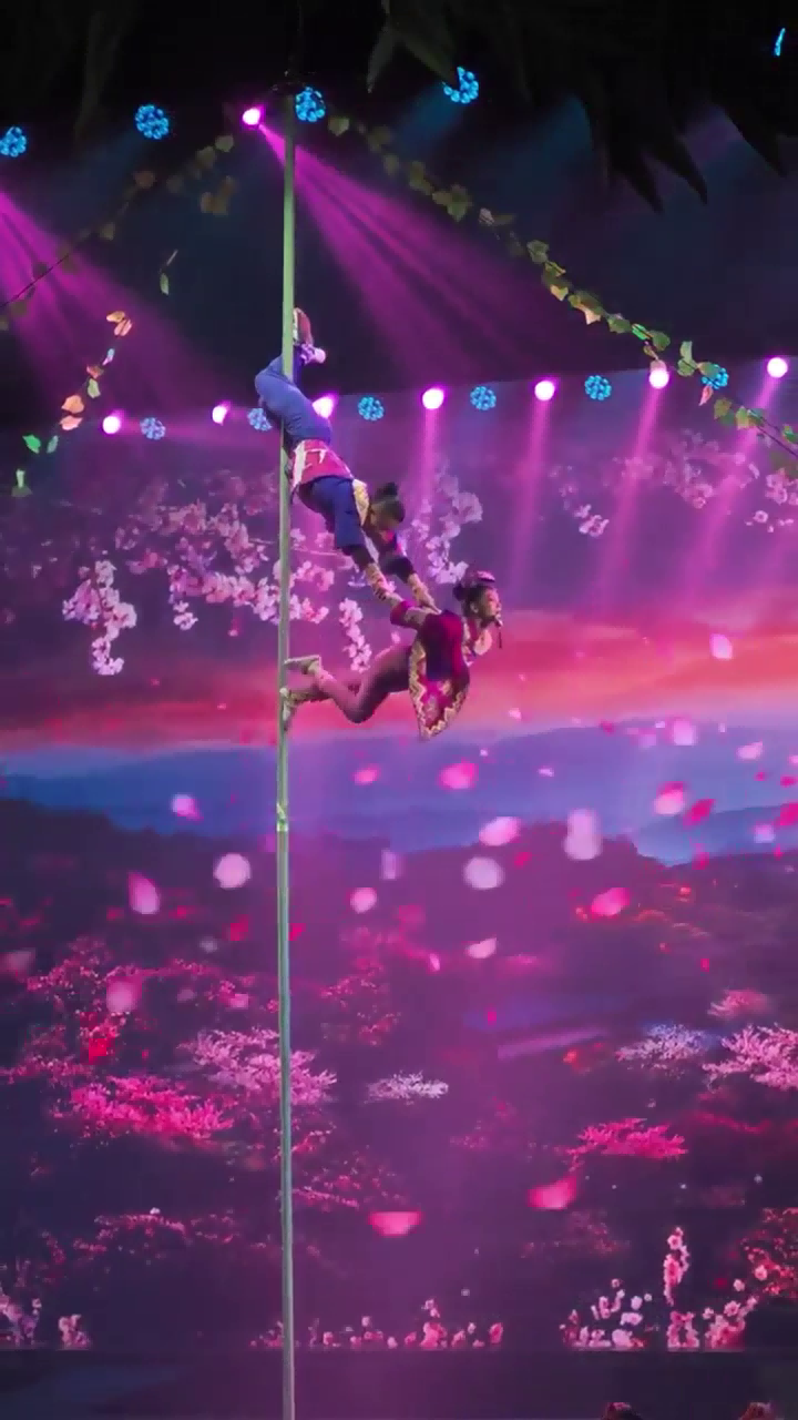 A stunning gravity-defying performance