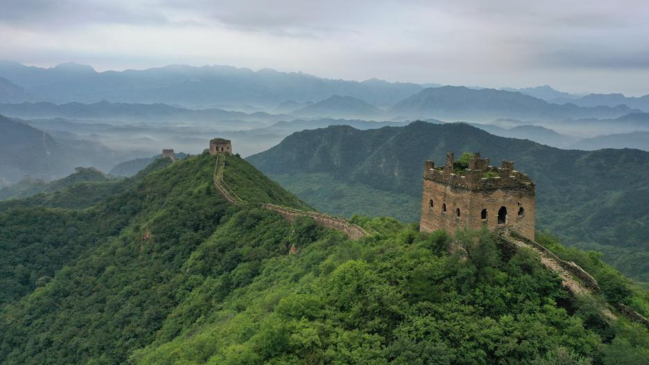 Scenery of Simatai section of Great Wall in Beijing