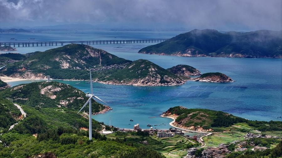 Coastal scenery of Pingtan Island in Fujian