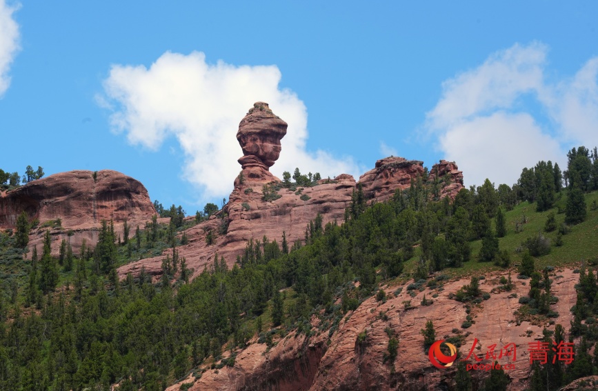 A glimpse of spectacular Danxia wonders at Angsai Canyon in NW China's Qinghai