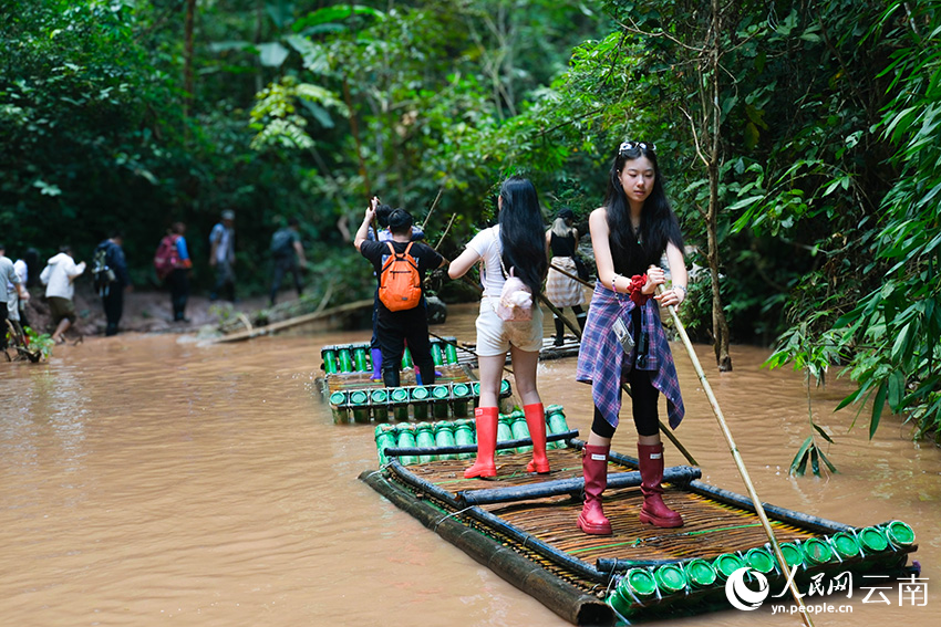 Rainforest hiking boosts economy in township in SW China's Yunnan