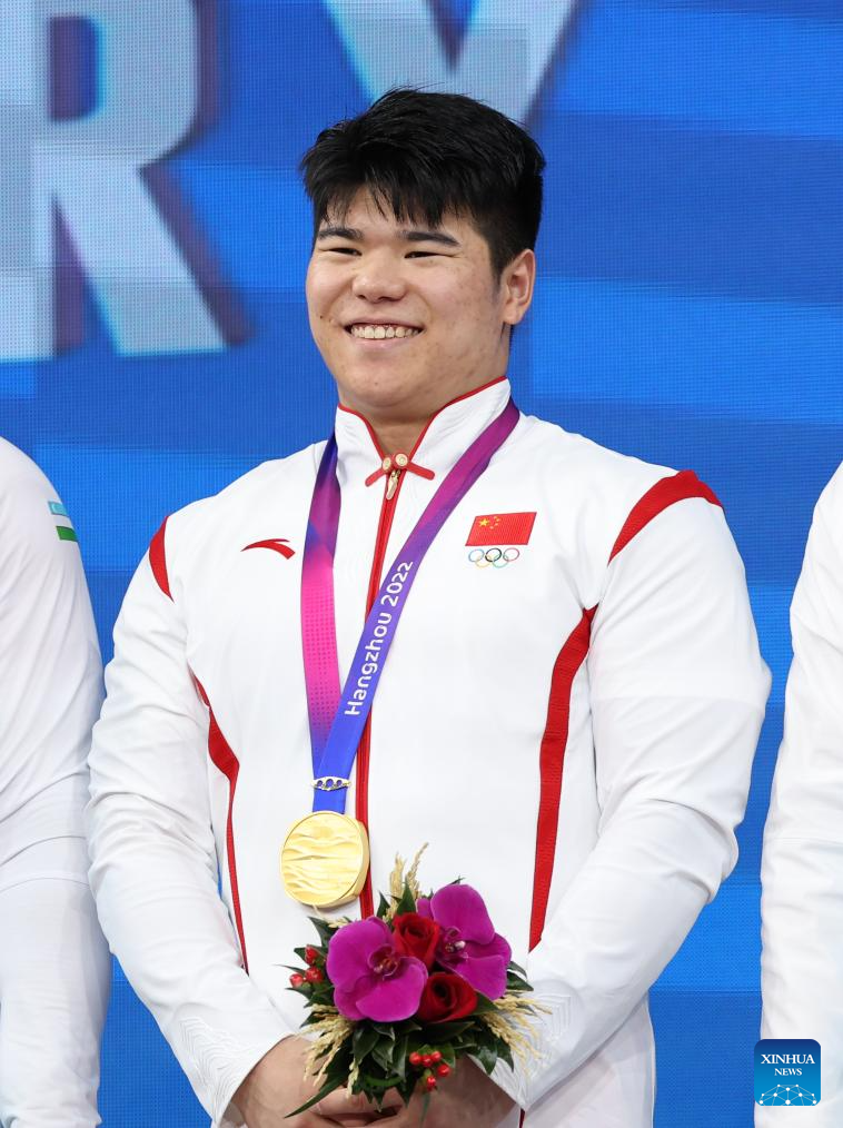 China wins Men's 109Kg of Weightlifting at 19th Asian Games