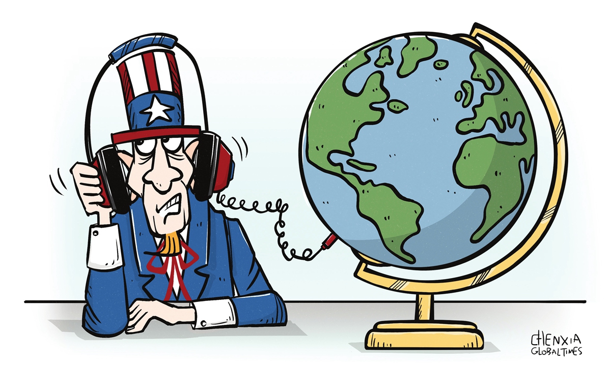 US spy Illustration: Chen Xia/Global Times