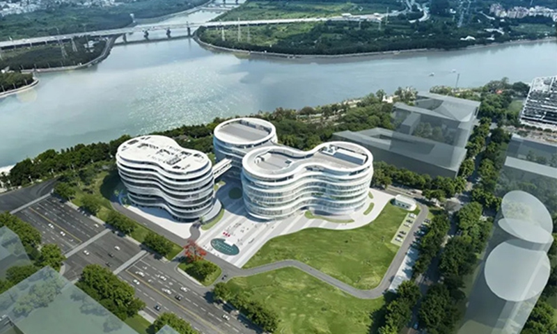 A rendering of the appearance of the human cell lineage big science research facility Photo: Chinese Academy of Sciences