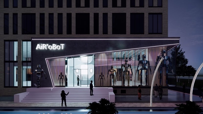 Visual image of the world's first embodied intelligent robot 4S store is seen in Beijing. Photo: courtesy of the Administrative Committee of Beijing Economic-Technological Development Area.