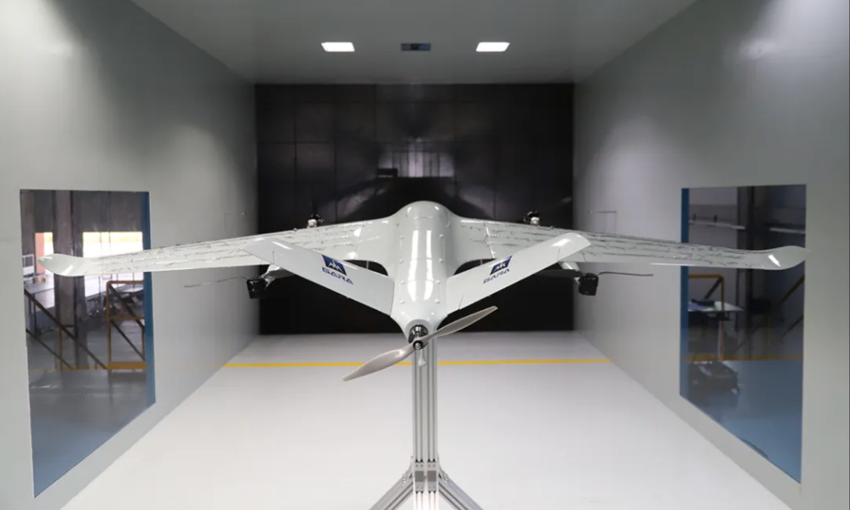 China’s first composite wind tunnel experiment equipment dedicated to aerodynamic research of low-altitude aircraft was officially completed and put into operation at the Guangdong Aerospace Research Academy in Guangzhou, South China’s Guangdong Province on July 16, 2025. Photo: Screenshot from the WeChat account of Science and Technology Daily