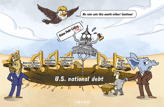 Comicomment丨Why does the U.S. national debt keep getting bigger？